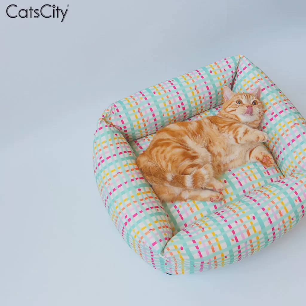 CatsCity透气纯棉保暖防滑宠物垫
