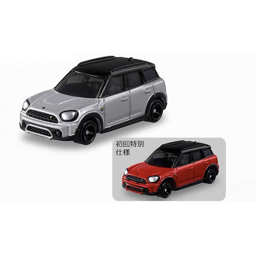 7月新品 TOMY多美卡合金模型汽车摆件红白盒52号宝马MINI收藏玩具