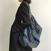 三环路彩色拼接花纹骰子包极繁remake大容量背包实用百搭单肩包