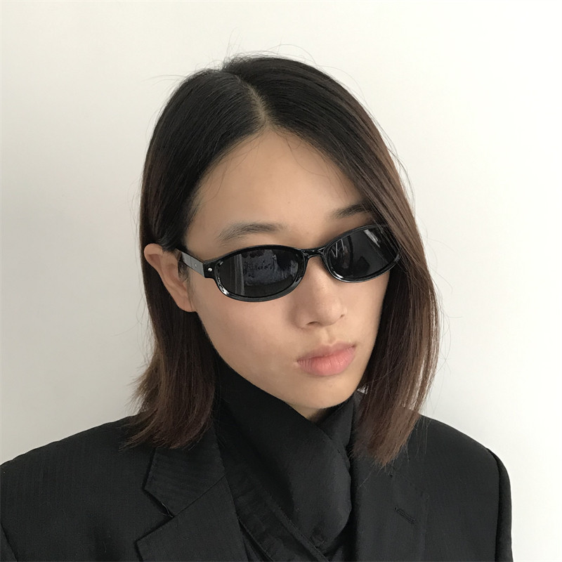 Q三环路椭圆框墨镜凹造型防紫外线复古茶色镜片防蓝光太阳眼镜,ZIPPO/瑞士军刀/眼镜,太阳眼镜,淘宝优惠券,粉丝福利购,淘宝优惠卷