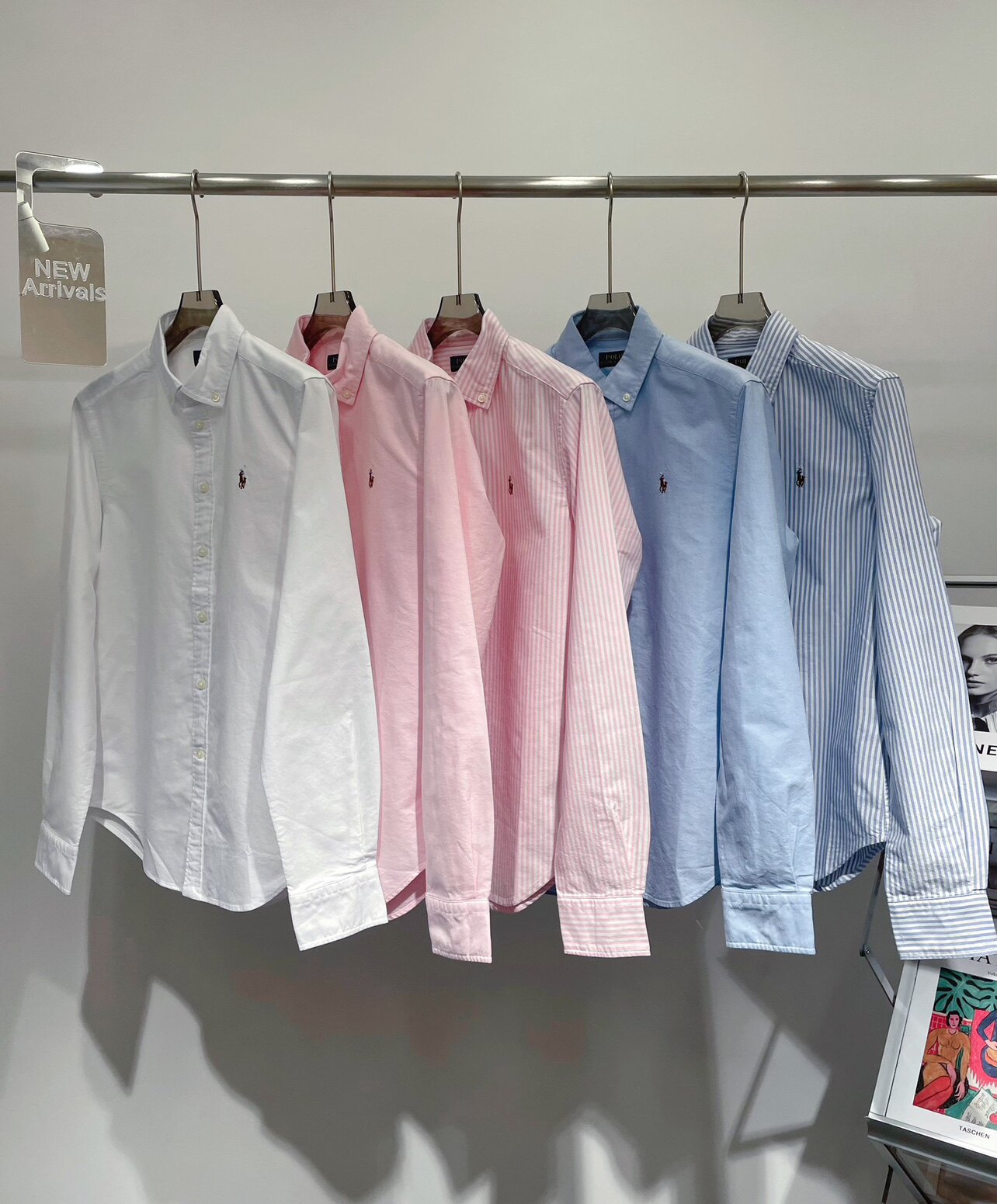 拉夫成衣染色加拿大直邮万年经典款经典色女士牛津衬衫rl24247