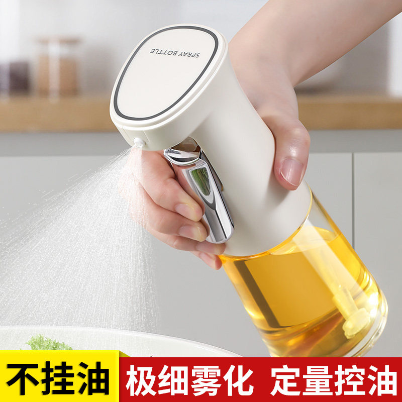 日本喷雾油壶厨房家用玻璃喷油壶雾化雾状食用油橄榄油喷雾瓶喷壶