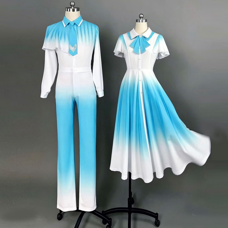 歌伴舞中学生诗歌朗诵合唱服图片