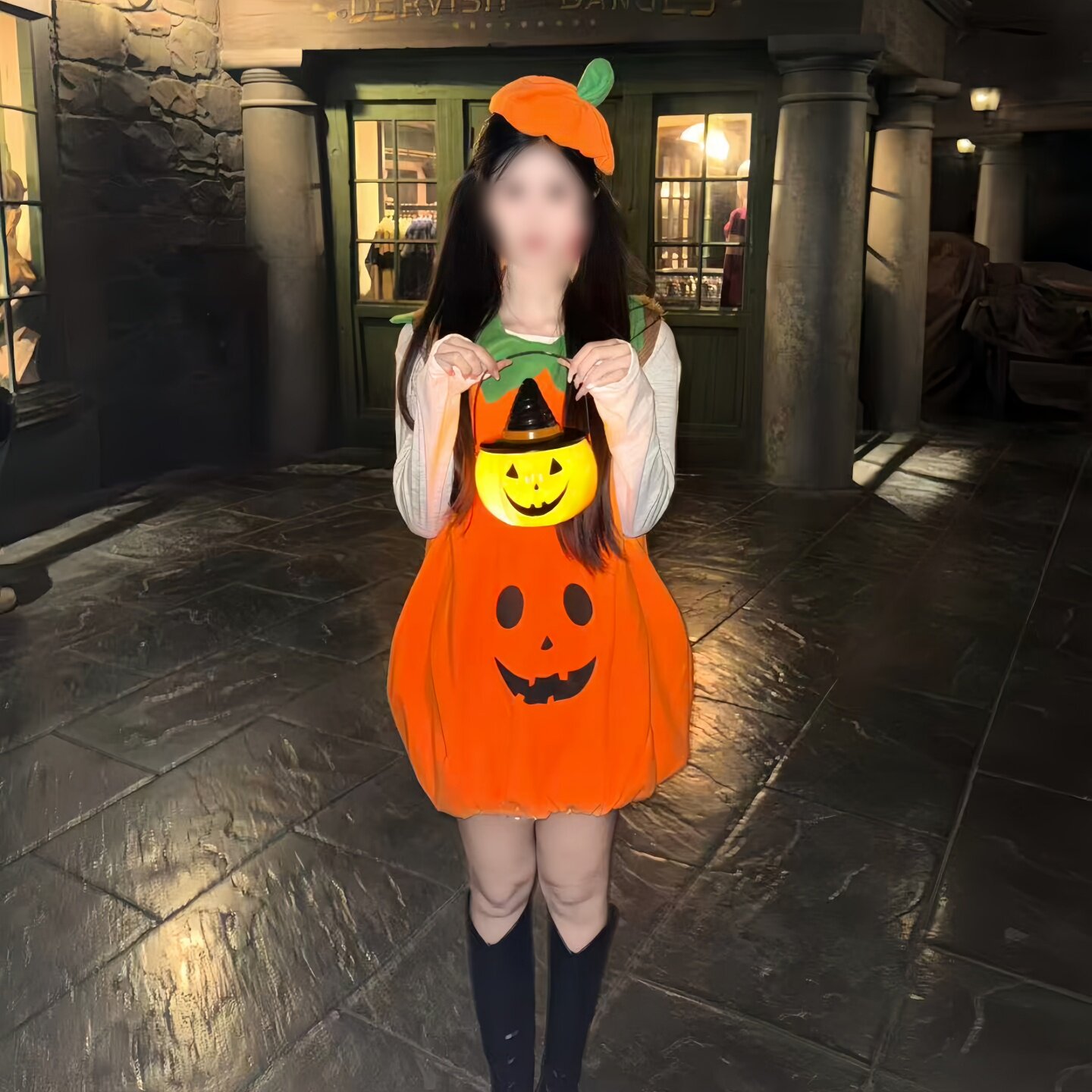 万圣节南瓜服装成人可爱搞怪装扮节日派对穿搭游乐园cos打卡拍照