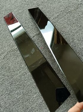 奥迪Q5L/Q3中柱饰条不锈钢改装车窗装饰条 10-22款Q5立柱BC防护