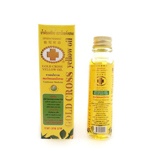 泰国金冠斯 金十字古方青草药筋骨酸痛   油24ml