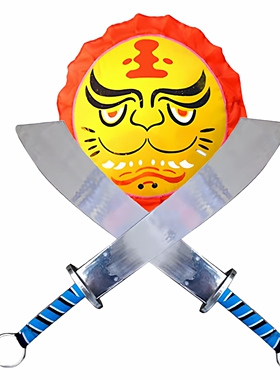 武术对练刀套路铝合金双刀表演对练双刀训练盾牌双刀虎头盾未开刃