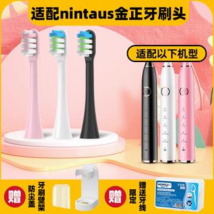 适配金正电动牙刷头nintausJZ X2替换情侣牙刷头成人JZD10