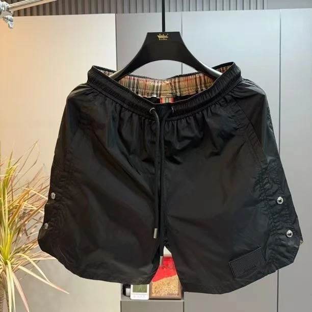 【直播间同款】男士夏季短裤欧货抽绳五分裤复古直筒裤夏季休闲裤