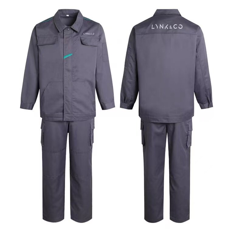 领克汽车4S店工作服汽修服套装男长袖春秋款车间售后维修服汽修服