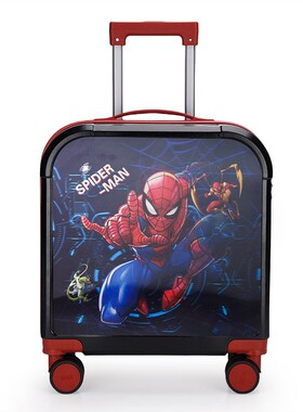 蜘蛛侠行李箱新款3D图案拉杆箱儿童蜘蛛人旅行箱20寸登机箱大容量