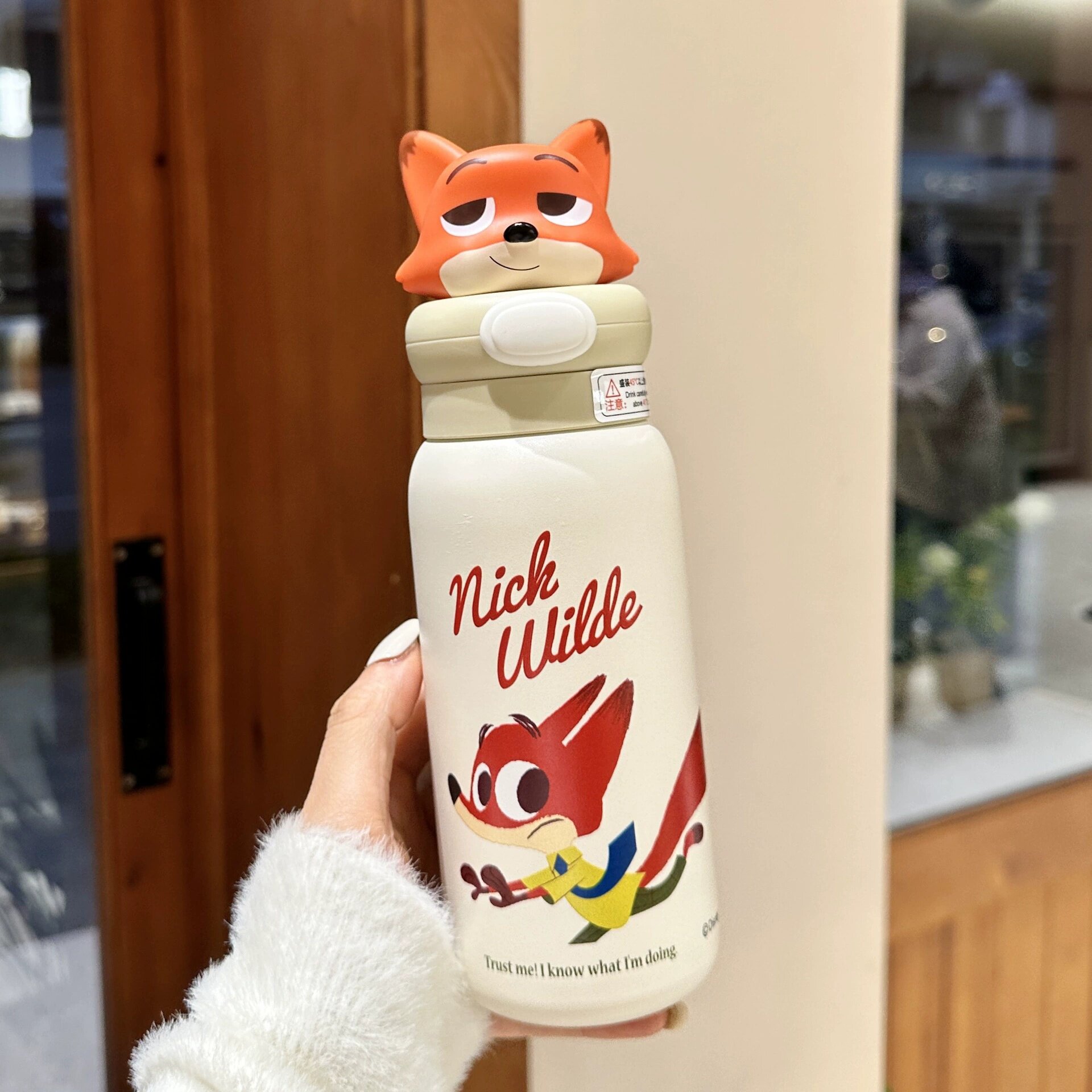 疯狂动物城卡通保温杯高颜值
