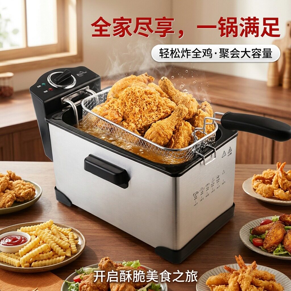 weighmax家用商用全自动电炸锅图片