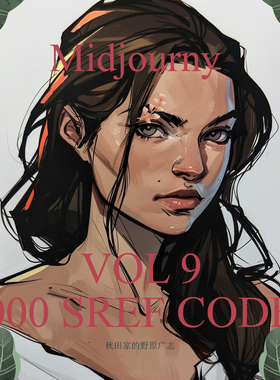 midjourney v6 第九弹1000个sref codes风格码 实际出图更好看