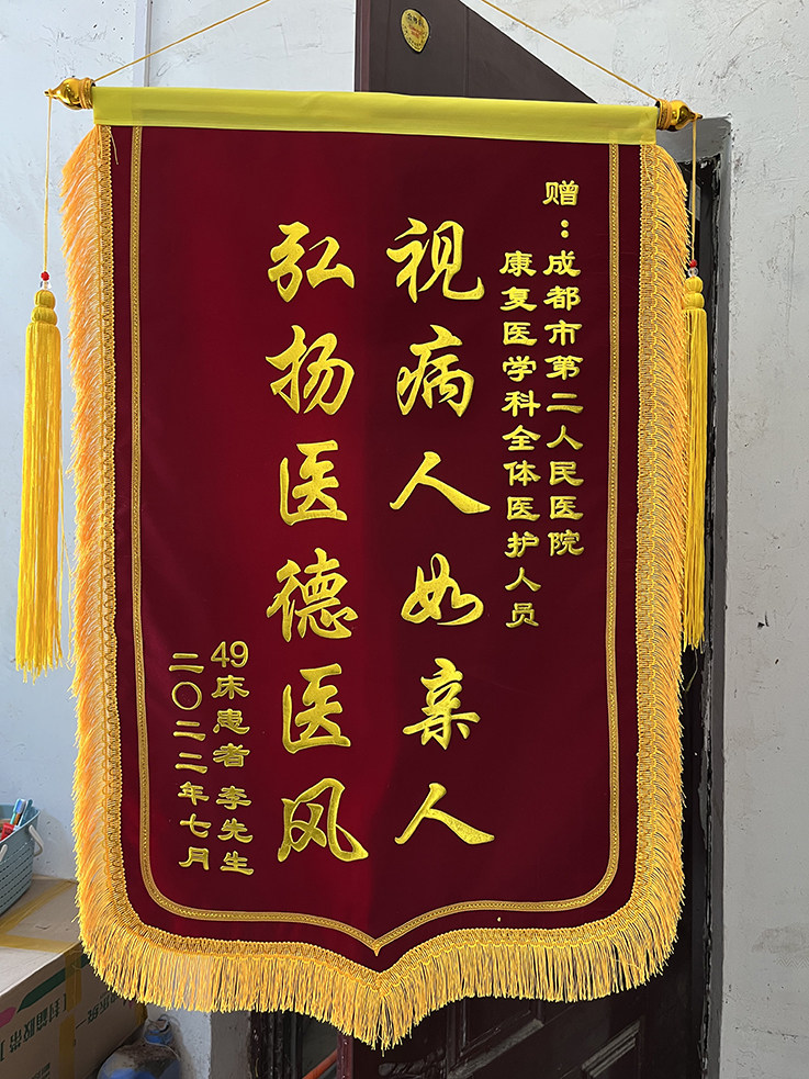 锦旗月嫂老师锦旗定做生日幼儿园