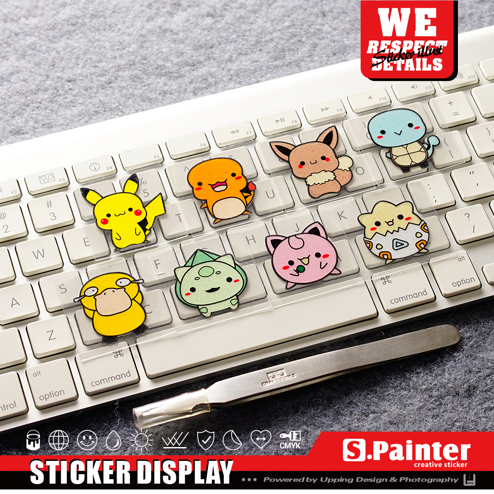 s.p比卡小火龙可爱装饰贴纸