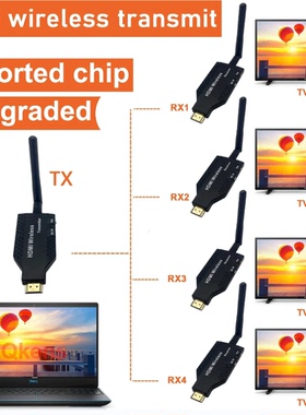 50m Office Meeting Wireless Transmission HDMI Extender Video