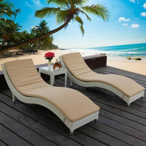 活动维娜轩休闲藤编阳台躺椅