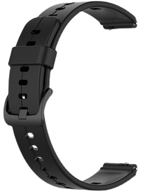 华为智能手环b3 b6通用替换表带16mm硅胶黑色夏季特惠款防汗水洗