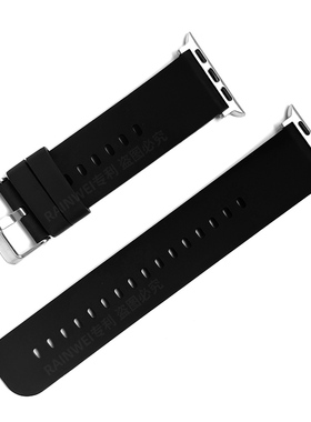 适用AppleWatch表带加长大码iwatch硅胶S11运动Series9/10/Ultra