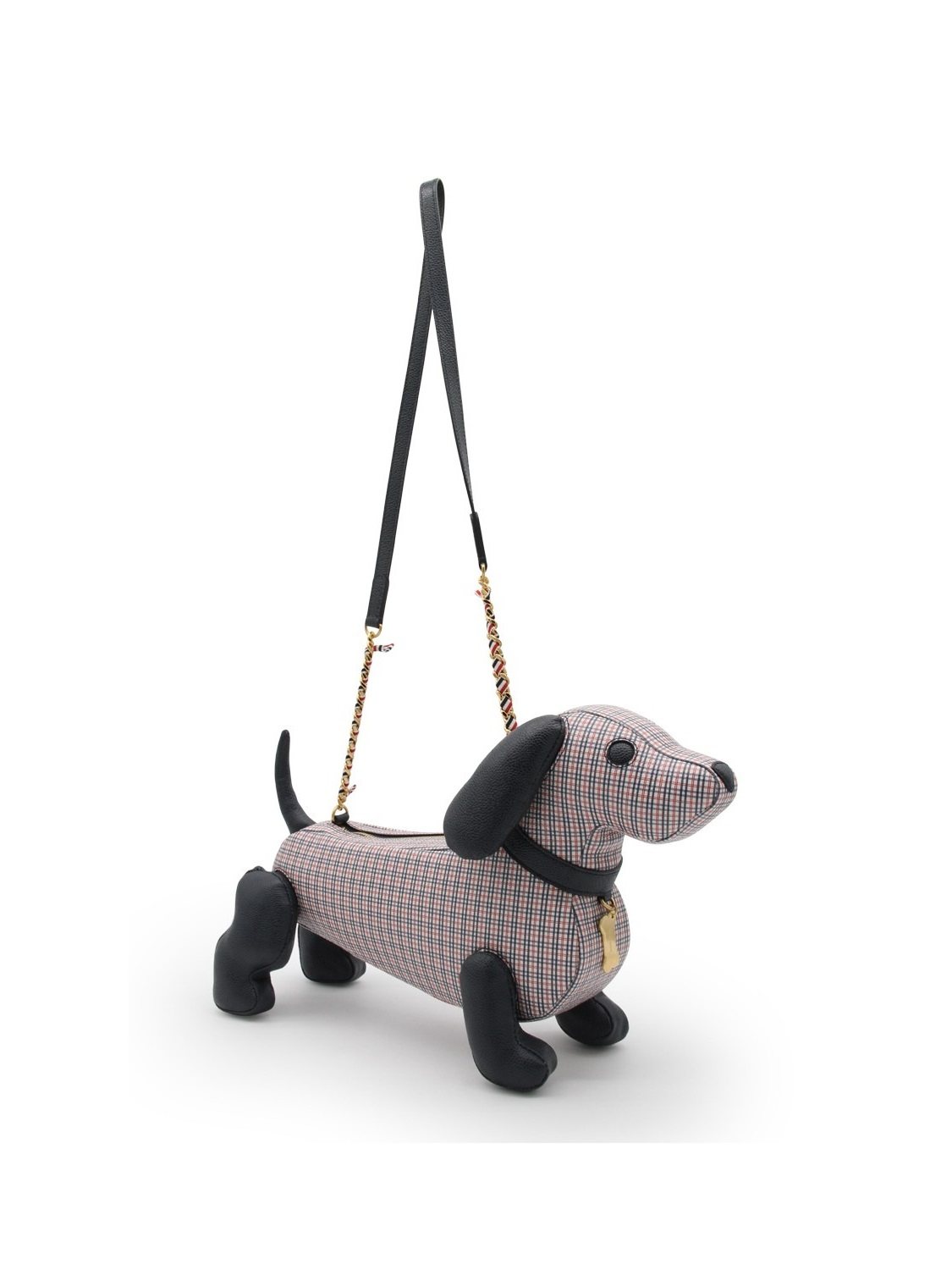 thom browne 女士格纹hector手提包迷你狗狗包 正品代购 fap150c