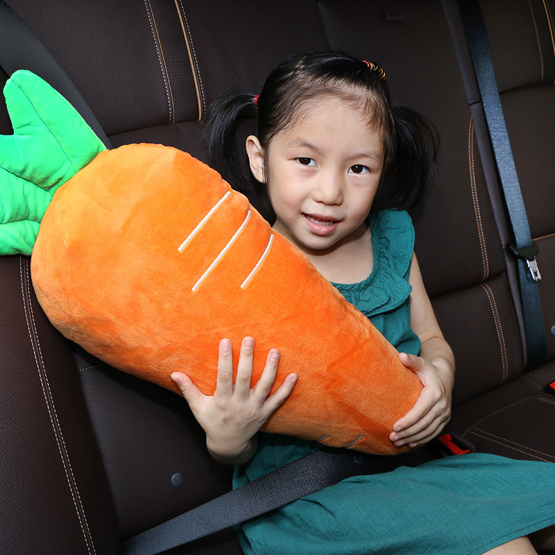 汽车安全带套护肩套卡通可爱座椅儿童安全带固定器车内饰装饰用品