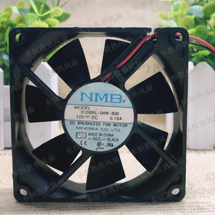 12V 机箱散热风扇 8020 厘米 8cm 0.19A B30 04W 3108NL 日本 原装