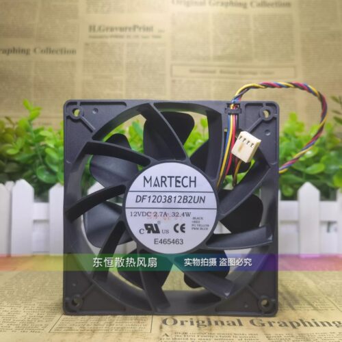 MARTECH 12038 12CM DF1203812B2UN 12V 2.7A 服务器暴力散热风扇