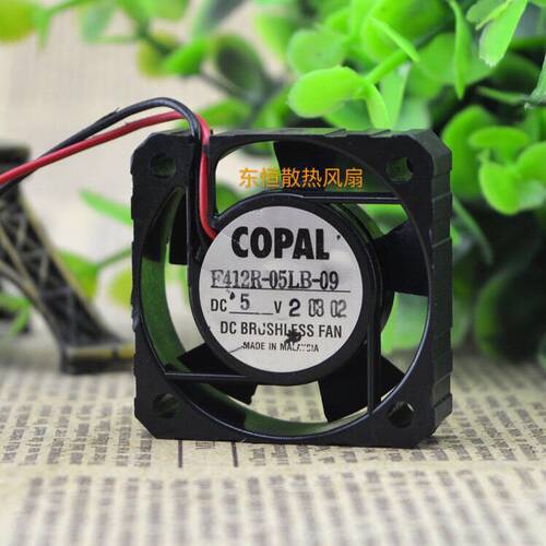 原装 COPAL 4CM 4012 5V 0.09A F412R-05LB-09 超静音 散热风扇