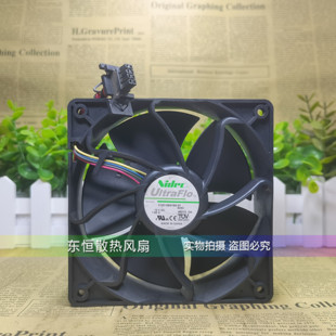 12038 12V 1.85A 服务器暴力散热风扇 Nidec 12cm V12E12BS1B5