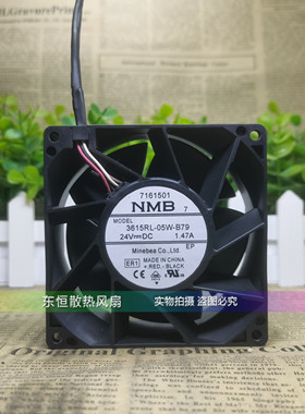原装NMB 3615RL-05W -B79 9038 24V 1.47A 9CM 变频器 散热风扇