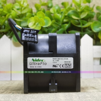 NIDEC R60W12BS1AC-07A06 12V 1.2A 6056 服务器 双电机 散热风扇