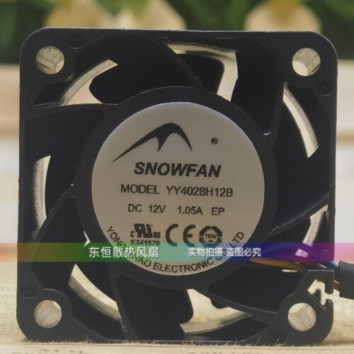 SNOWFAN YY4028H12B 12V 1.05A 4028 4CM 机箱电源服务器散热风扇