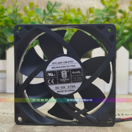 东维丰 EFC-08E12M-EF07 12V 0.70A 8025 8CM 机箱 电源 散热风扇