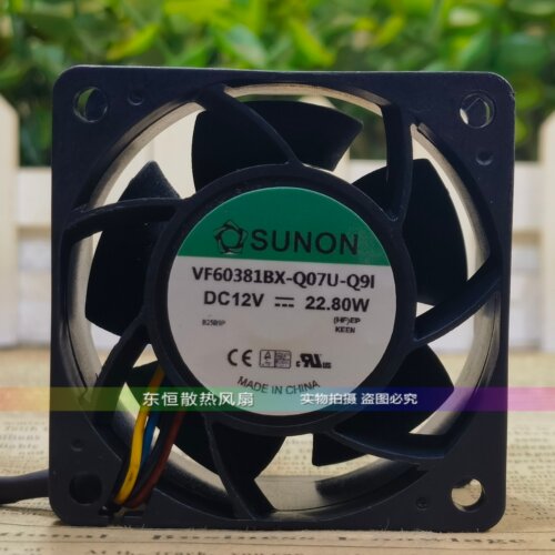 SUNON/建准 VF60381BX-Q07U-Q9I 12V 22.80W 6038 6CM 散热风扇