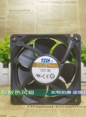 原装AVC ECDA1238BBH-QT1 230V 0.05A 12CM 12038 散热风扇 风机