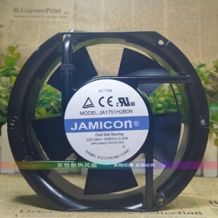 凯美/JAMICON JA1751H2B0N 220-240V 0.30A 17251 17CM 散热风扇