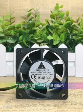 原装台达 6025 6cm AFB0612HH 12V 0.25A CPU 电脑 机箱散热风扇
