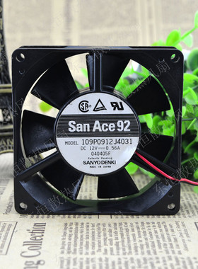 原装三洋 9025 9CM 12V 0.56A 109P0912J4031 机箱 电源 散热风扇