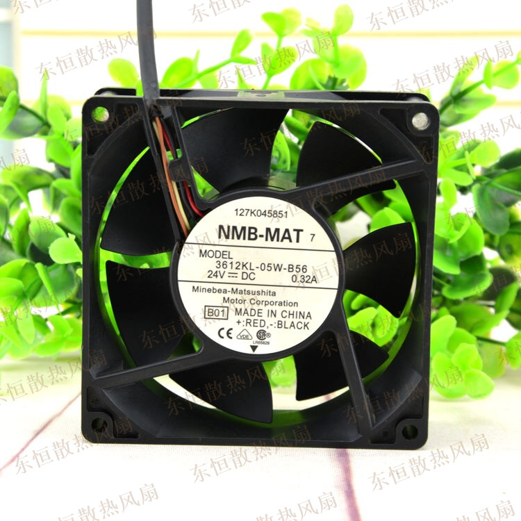 NMB-MAT7 24V 0.32A 9032 3612KL-05W-B56 9cm 变频器 散热风扇