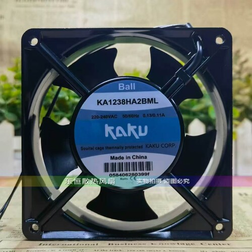 KAKU/卡固 KA1238HA2BML 220-240V 12038 12CM 机柜散热风扇
