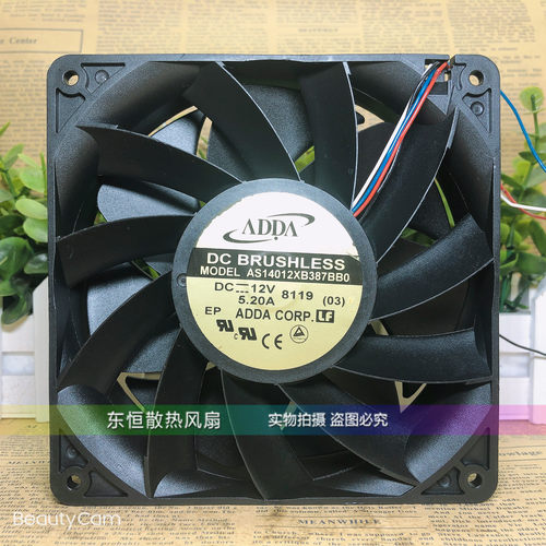 原装ADDA 14038 14CM 12V 5.20A AS14012XB387BB0 暴力 散热风扇