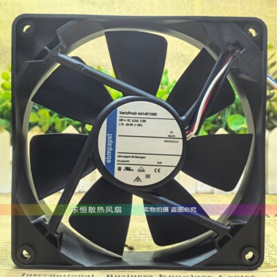 ebmpapst TYP 4414F/2/19D/FM/FD/39 12CM 变频器高端散热风扇24V
