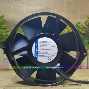 原装德国ebmpapst TYP 7114N/19/2H/NHR/NHU 24V 变频器 散热风扇