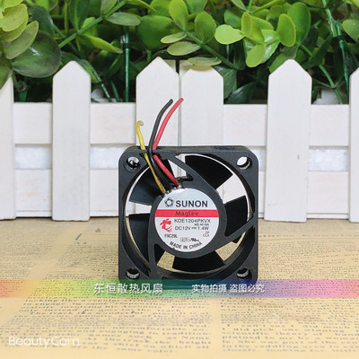 原装建准SUNON 4cm 4020 12v 1.4W KDE1204PKVX 超静音 散热风扇