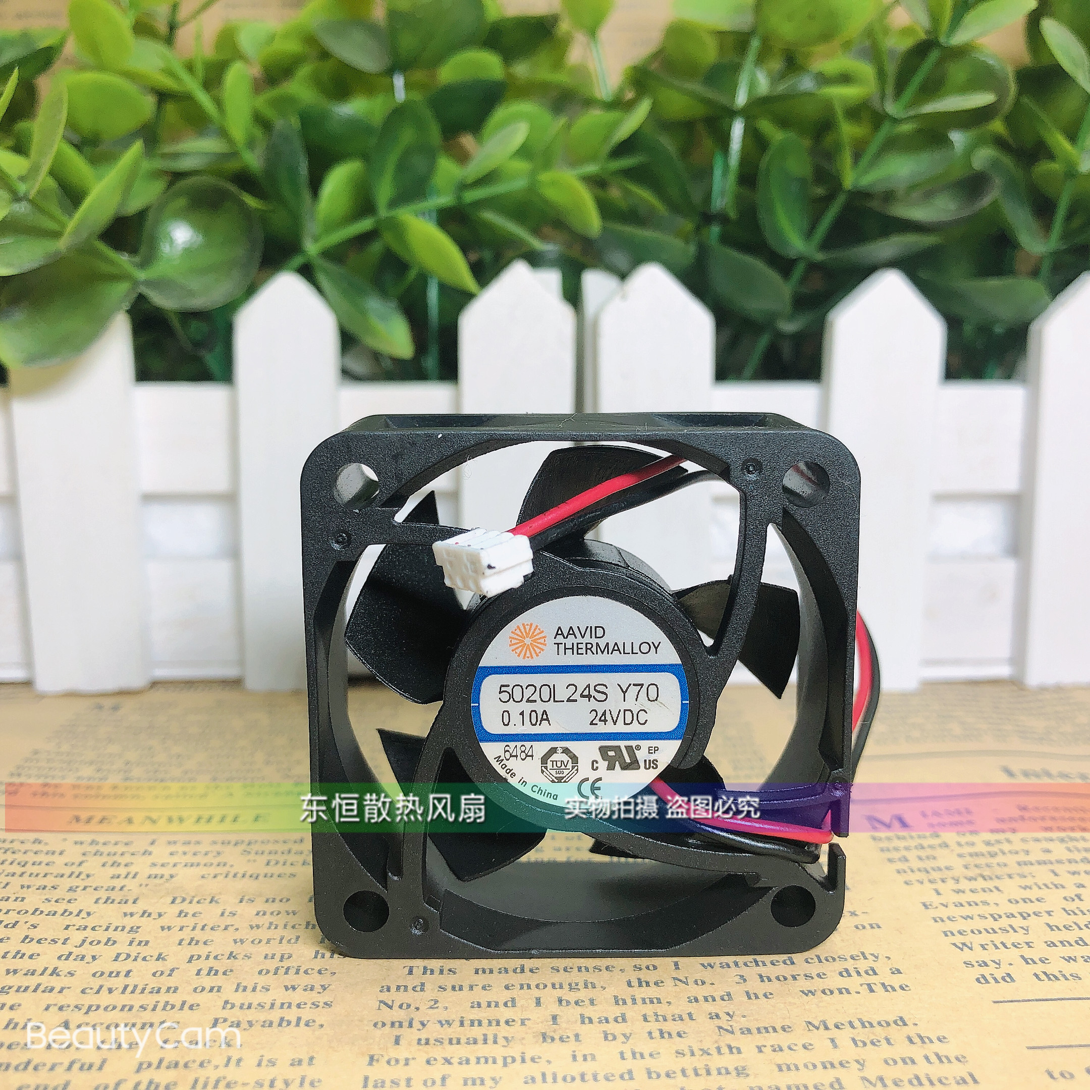 AAVID 5020L24S Y70 24V 0.1A 5cm 5020 2线 静音 电源 散热风扇