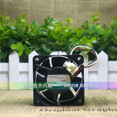 原装Nidec D06K-24TS10 03B 6025 6cm 24V 0.10A 变频器 散热风扇