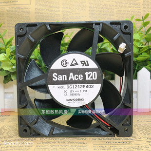 12025 12V 0.19A 原装 机箱 9G1212F402 12CM 服务器散热风扇 三洋