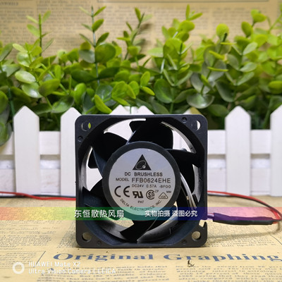 原装台达 FFB0624EHE 24V 0.57A 6CM 6038 大风量 变频器散热风扇