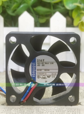 德国ebmpapst 514 F 5015 5CM 24V 39mA 0.9W 变频器机箱散热风扇